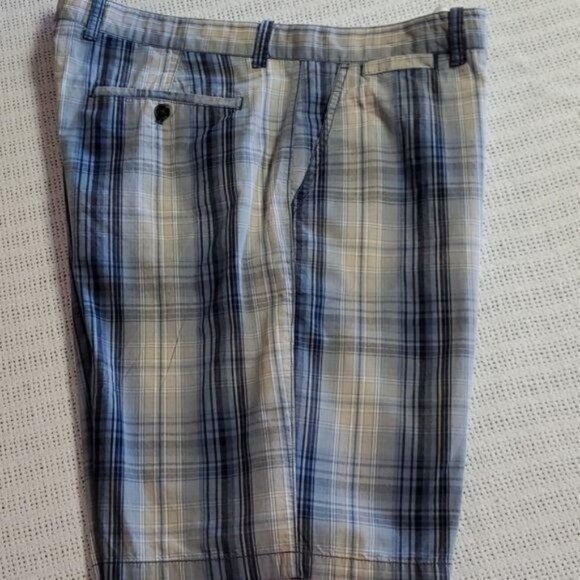 Weatherproof Sz. 38 Blue Striped with Pockets Shorts - Picture 10 of 10